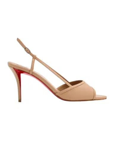Christian Louboutin 80mm Miss Z Leather Slingback Sandals | Thumbnail 1 Christian Louboutin 80mm Miss Z Leather Slingback Sandals | Thumbnail 1