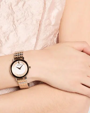 Versace 35mm Daedalus Watch with Bracelet Strap, Two Tone | Thumbnail 2 Versace 35mm Daedalus Watch with Bracelet Strap, Two Tone | Thumbnail 2