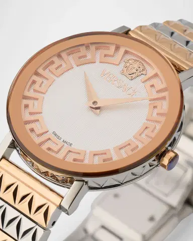 Versace 35mm Daedalus Watch with Bracelet Strap, Two Tone | Thumbnail 3 Versace 35mm Daedalus Watch with Bracelet Strap, Two Tone | Thumbnail 3