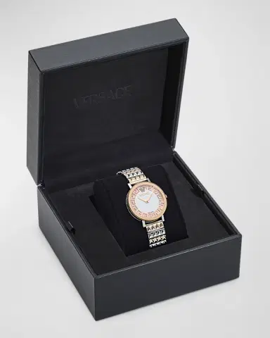 Versace 35mm Daedalus Watch with Bracelet Strap, Two Tone | Thumbnail 5 Versace 35mm Daedalus Watch with Bracelet Strap, Two Tone | Thumbnail 5