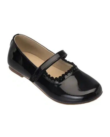 Elephantito Girl's Aria Scallop-Trim Ballerina Flats, Baby/Toddler/Kids | Thumbnail 1