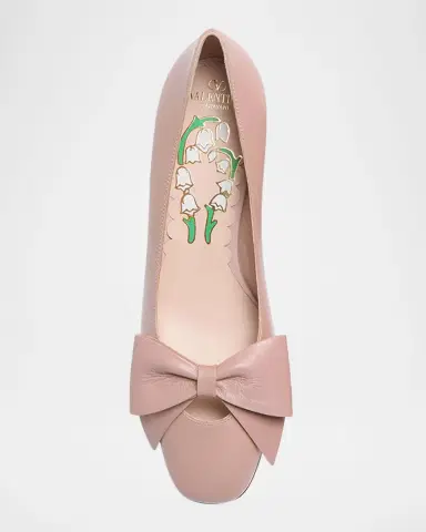 Valentino Garavani Bowow Leather Pumps | Thumbnail 5 Valentino Garavani Bowow Leather Pumps | Thumbnail 5