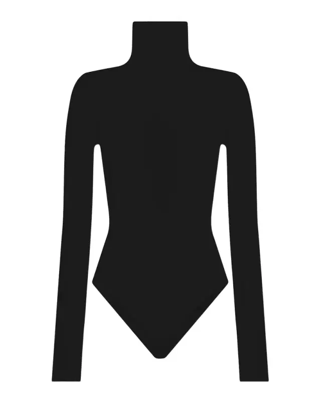 Wolford Colorado Turtleneck Thong Bodysuit
