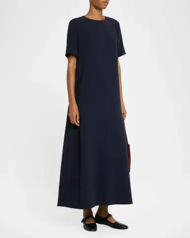 THE ROW Robi Crepe Maxi Dress | Thumbnail 4