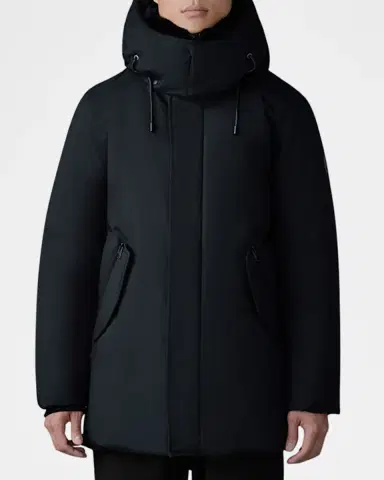 Mackage Men's Sullivan Mid-Length Jacket with Shearling | Thumbnail 3
