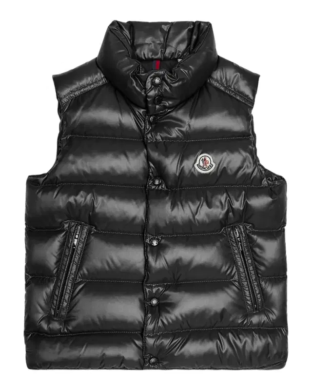 Moncler Boy 's Tib Logo Quilted Vest