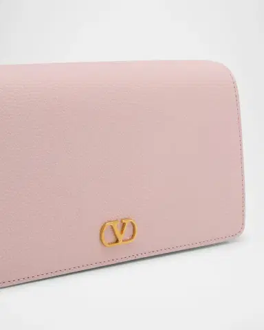 Valentino Garavani VLOGO Flap Leather Wallet | Thumbnail 4 Valentino Garavani VLOGO Flap Leather Wallet | Thumbnail 4