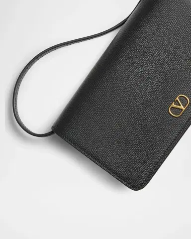 Valentino Garavani VLOGO Flap Leather Wallet | Thumbnail 8 Valentino Garavani VLOGO Flap Leather Wallet | Thumbnail 8