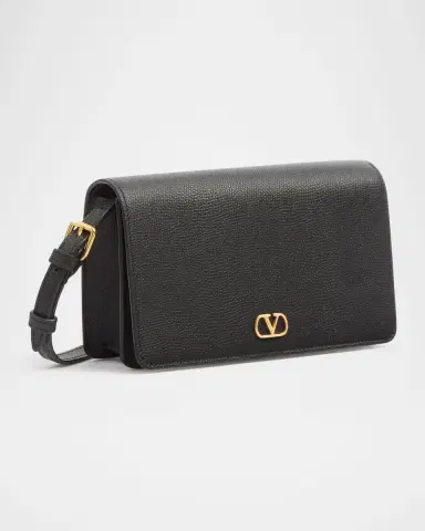 Valentino Garavani VLOGO Flap Leather Wallet | Thumbnail 10 Valentino Garavani VLOGO Flap Leather Wallet | Thumbnail 10