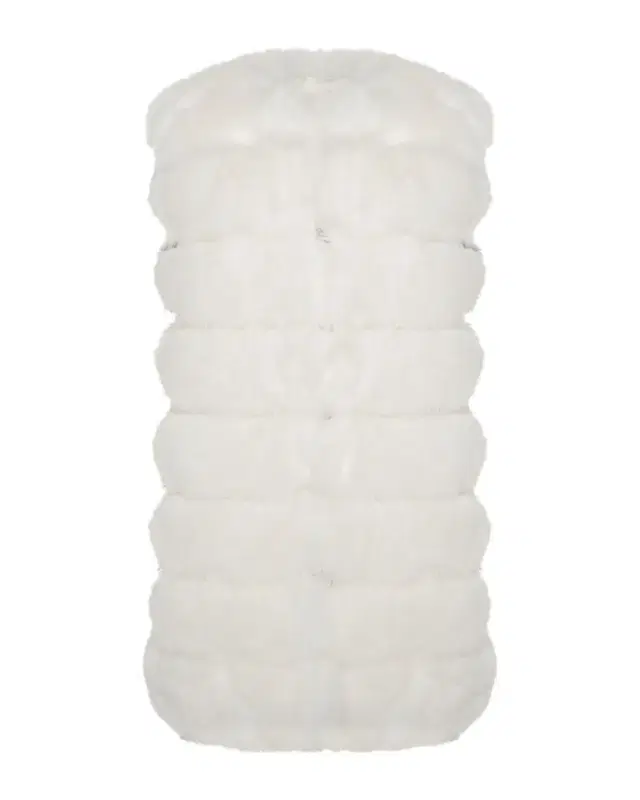 Theia Fox-Like Faux Fur Vest