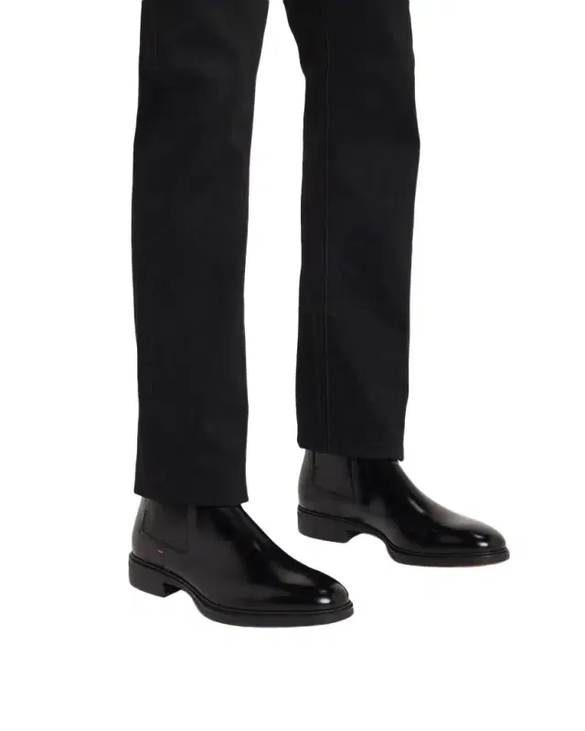Santoni Men 's Leather Chelsea Boots