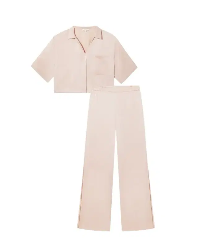 Lunya Washable Silk High-Rise Pant Set