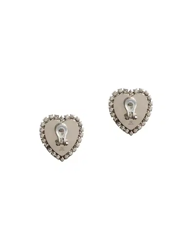 Valentino Garavani Women's Coeur Hyperbole Earrings in Swarovski Crystals - Azure | Thumbnail 4