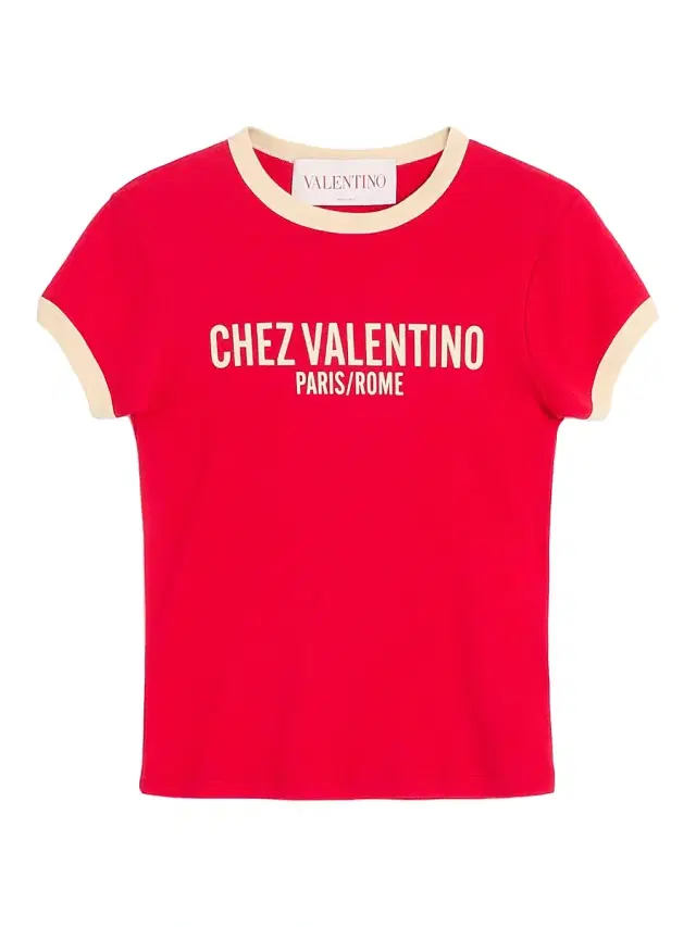 Valentino Garavani Women's Jersey Cotton T-Shirt - New Red Birch