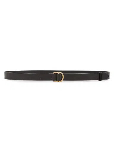Il Bisonte Women's Leather Double D-Ring Buckle Belt | Thumbnail 3 Il Bisonte Women's Leather Double D-Ring Buckle Belt | Thumbnail 3