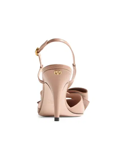 Valentino Garavani Women's Bowow 85MM Slingback Pumps - Rose Cannelle - Size 12 | Thumbnail 4 Valentino Garavani Women's Bowow 85MM Slingback Pumps - Rose Cannelle - Size 12 | Thumbnail 4