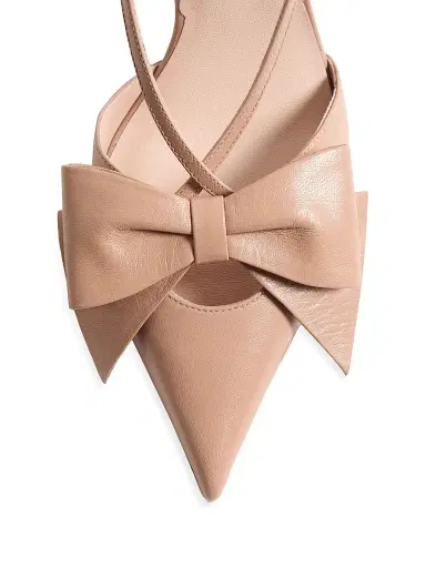 Valentino Garavani Women's Bowow 85MM Slingback Pumps - Rose Cannelle - Size 12 | Thumbnail 5 Valentino Garavani Women's Bowow 85MM Slingback Pumps - Rose Cannelle - Size 12 | Thumbnail 5