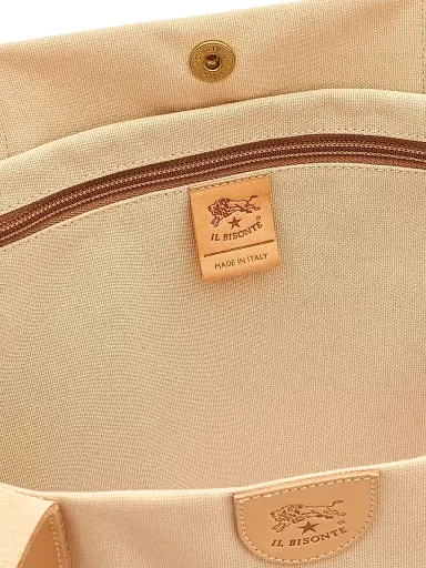 Il Bisonte Women's Caramella Classic Tote - Seashell Natural | Thumbnail 5 Il Bisonte Women's Caramella Classic Tote - Seashell Natural | Thumbnail 5
