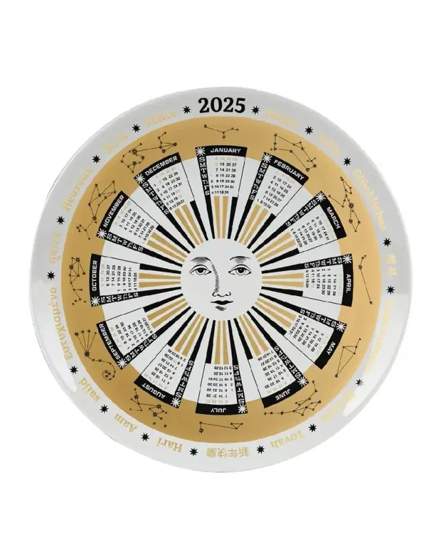 FORNASETTI 2025 Calendar Wall Plate