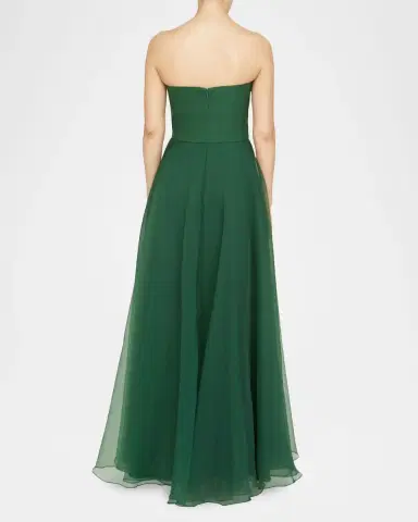 THEIA Teresa Draped Strapless Gown | Thumbnail 3 THEIA Teresa Draped Strapless Gown | Thumbnail 3