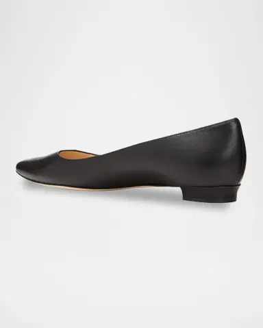 Manolo Blahnik Lanza BB Lambskin Ballerina Flats | Thumbnail 4