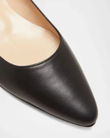 Manolo Blahnik Lanza BB Lambskin Ballerina Flats | Thumbnail 5