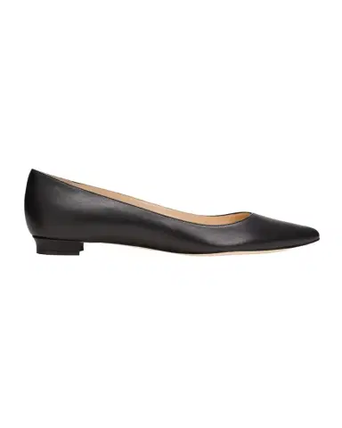 Manolo Blahnik Lanza BB Lambskin Ballerina Flats | Thumbnail 1