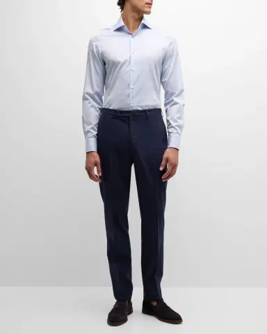 Incotex Men 's Super 150s Wool Dress Pants | Thumbnail 2