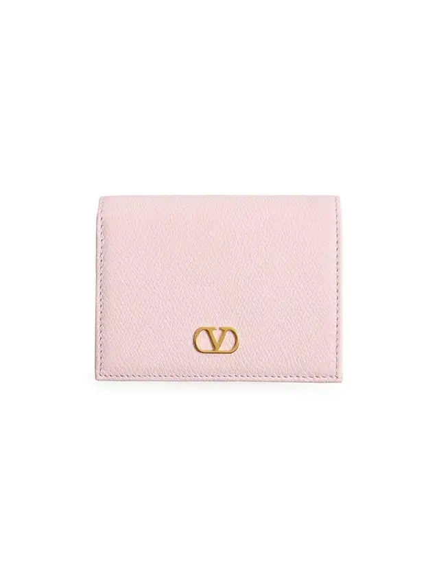 Valentino Garavani Women's VLogo Signature Grainy Calfskin Wallet - Rose Quartz