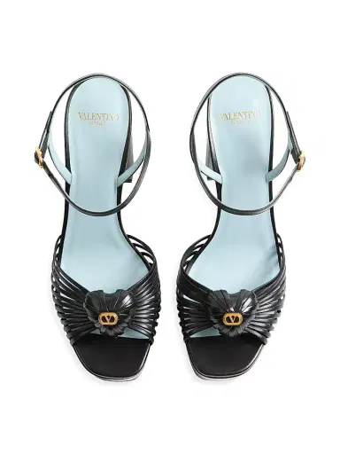 Valentino Garavani Women's Sandal Royal 115MM Platform Sandals in Kidskin Leather | Thumbnail 4 Valentino Garavani Women's Sandal Royal 115MM Platform Sandals in Kidskin Leather | Thumbnail 4