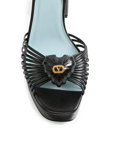 Valentino Garavani Women's Sandal Royal 115MM Platform Sandals in Kidskin Leather | Thumbnail 5 Valentino Garavani Women's Sandal Royal 115MM Platform Sandals in Kidskin Leather | Thumbnail 5