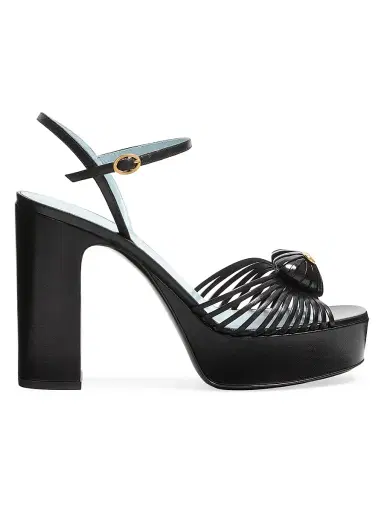 Valentino Garavani Women's Sandal Royal 115MM Platform Sandals in Kidskin Leather | Thumbnail 1 Valentino Garavani Women's Sandal Royal 115MM Platform Sandals in Kidskin Leather | Thumbnail 1