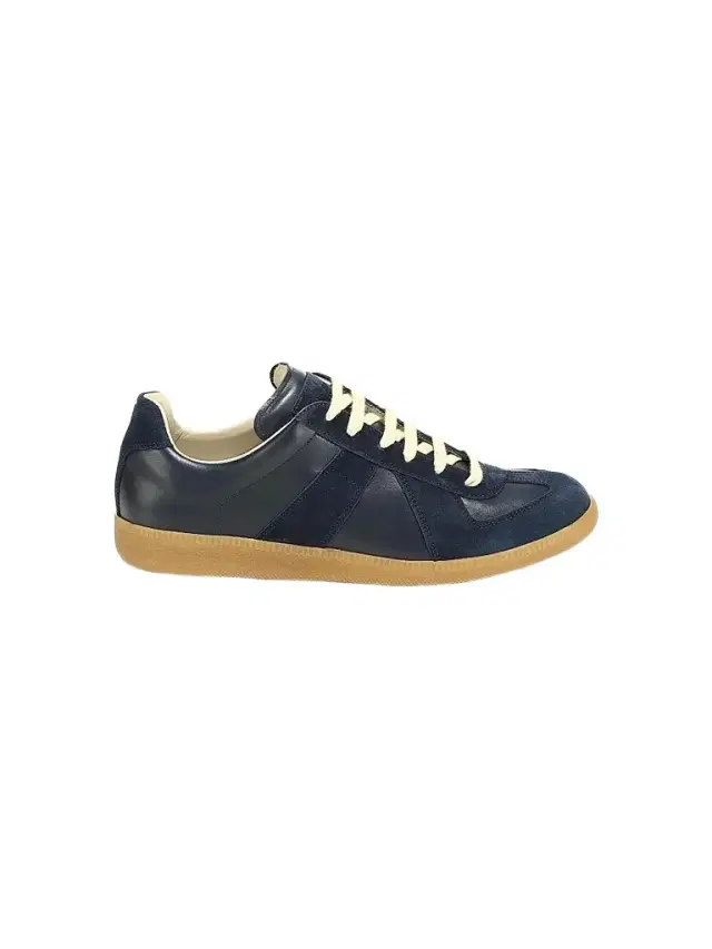 Maison Margiela Men's Replica Leather & Suede Sneakers - Dark Blue