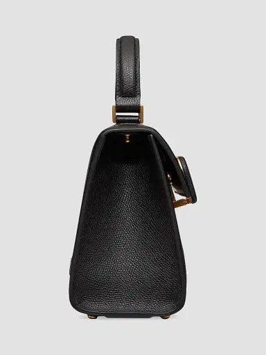 Valentino Garavani Women's Small VSling Grainy Calfskin Handbag - Black | Thumbnail 4 Valentino Garavani Women's Small VSling Grainy Calfskin Handbag - Black | Thumbnail 4