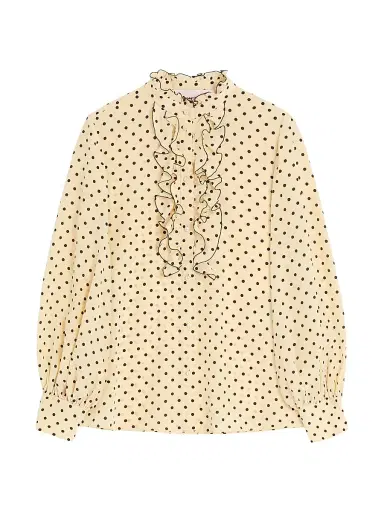 Valentino Garavani Women's Crepe De Chine Shirt | Thumbnail 1