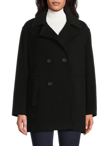 Cinzia Rocca Women's Icons Notch Collar Peacoat | Thumbnail 3