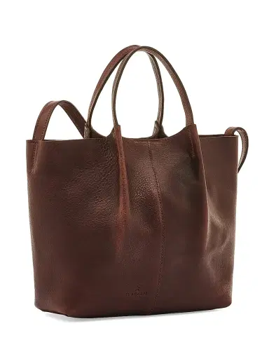 Il Bisonte Women's Nina Leather Tote Bag - Caffe | Thumbnail 4