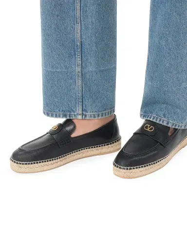 Valentino Garavani Men's Palm Avenue Calfskin Loafers | Thumbnail 8