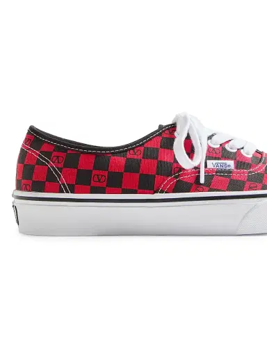 Valentino Garavani and Vans Men's Low-Top Sneakers - Red Black - Size 6 | Thumbnail 6 Valentino Garavani and Vans Men's Low-Top Sneakers - Red Black - Size 6 | Thumbnail 6