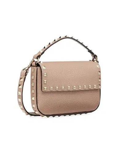Valentino Garavani Women's Rockstud Grainy Calfskin Pouch | Thumbnail 2 Valentino Garavani Women's Rockstud Grainy Calfskin Pouch | Thumbnail 2