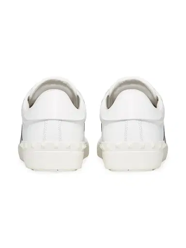 Valentino Garavani Men's Calfskin Open Sneakers - White Marine - Size 12.5 | Thumbnail 3 Valentino Garavani Men's Calfskin Open Sneakers - White Marine - Size 12.5 | Thumbnail 3