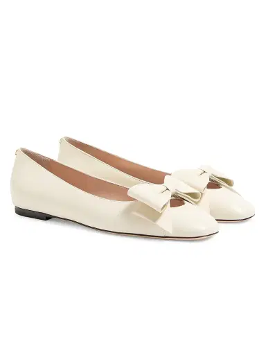 Valentino Garavani Women's Bowow Kidskin Ballerinas - | Thumbnail 2
