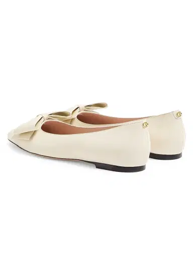 Valentino Garavani Women's Bowow Kidskin Ballerinas - | Thumbnail 3