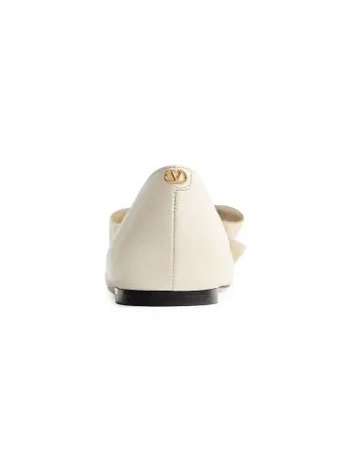 Valentino Garavani Women's Bowow Kidskin Ballerinas - | Thumbnail 6