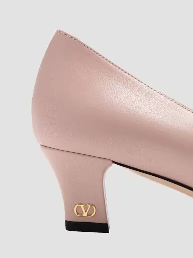 Valentino Garavani Women's Bow Kidskin 45MM Pumps - Pink | Thumbnail 6