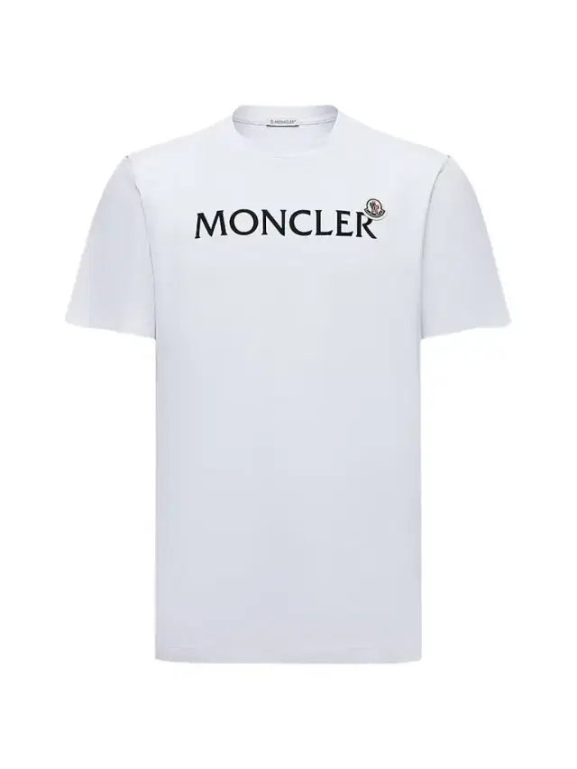 Moncler Men's Crew-Neck T-Shirt in Cotton - White
