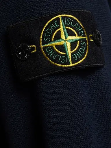 Stone Island Men's Cotton Full-Zip Hoodie | Thumbnail 7