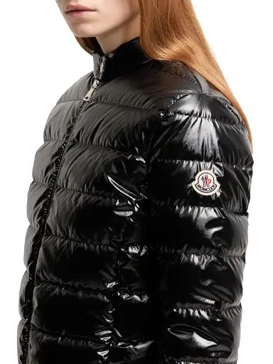Moncler Women's Papillon Puffer Jacket - Black | Thumbnail 4