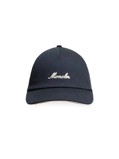Moncler Men's Baseball Hat in Cotton Gabardine | Thumbnail 1 Moncler Men's Baseball Hat in Cotton Gabardine | Thumbnail 1