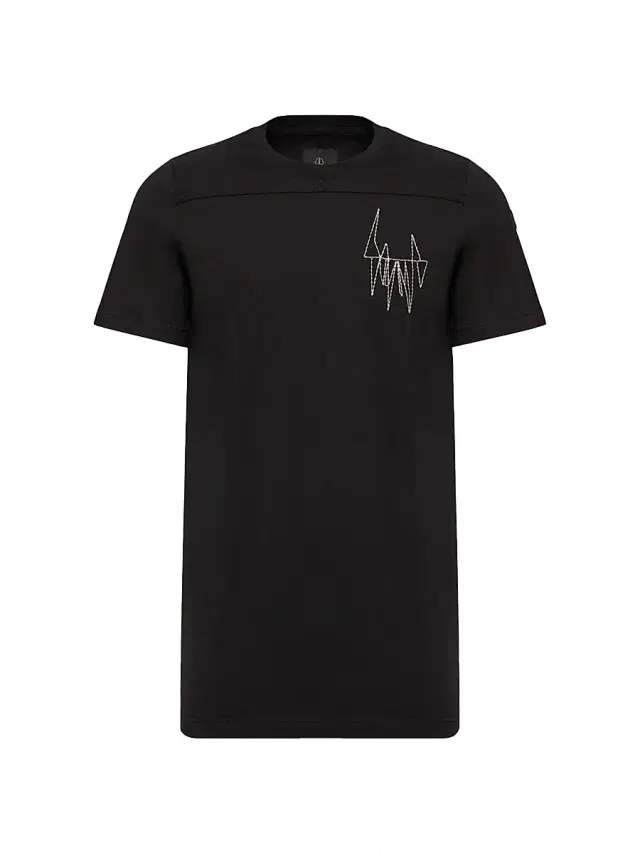Moncler Women's  + Rick Owens Girder Crew Neck T-Shirt in Cotton - Black